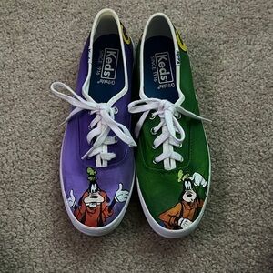 Ked’s- Hand Painted Goofy Shoes size 5.5